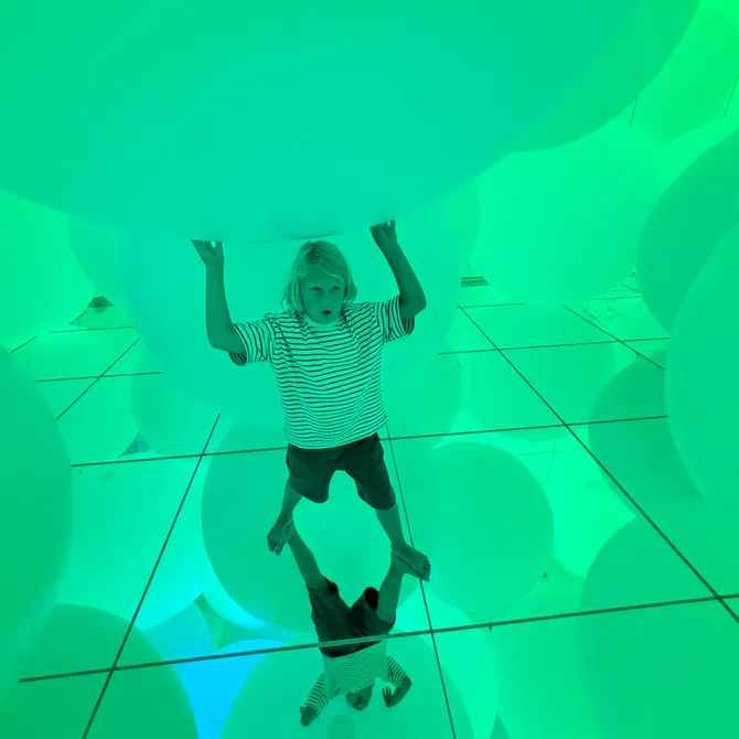 Teamlab Planets in Tokyo, Japan